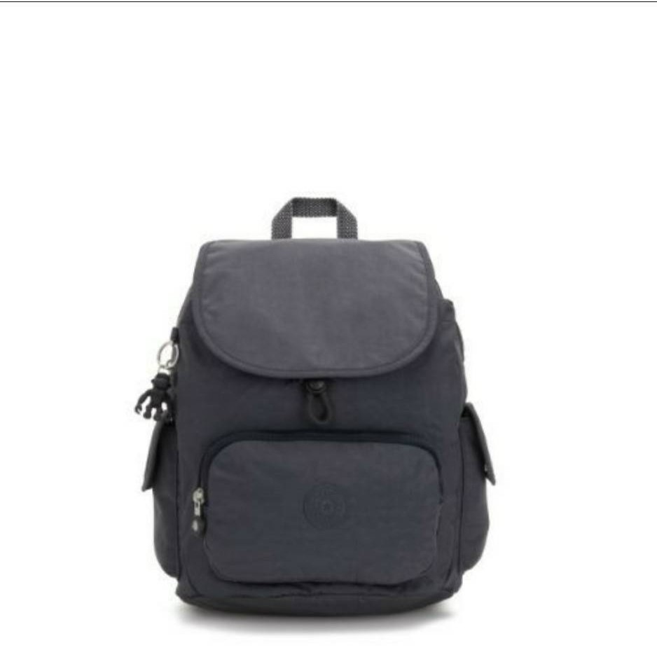 Kipling on sale gray backpack