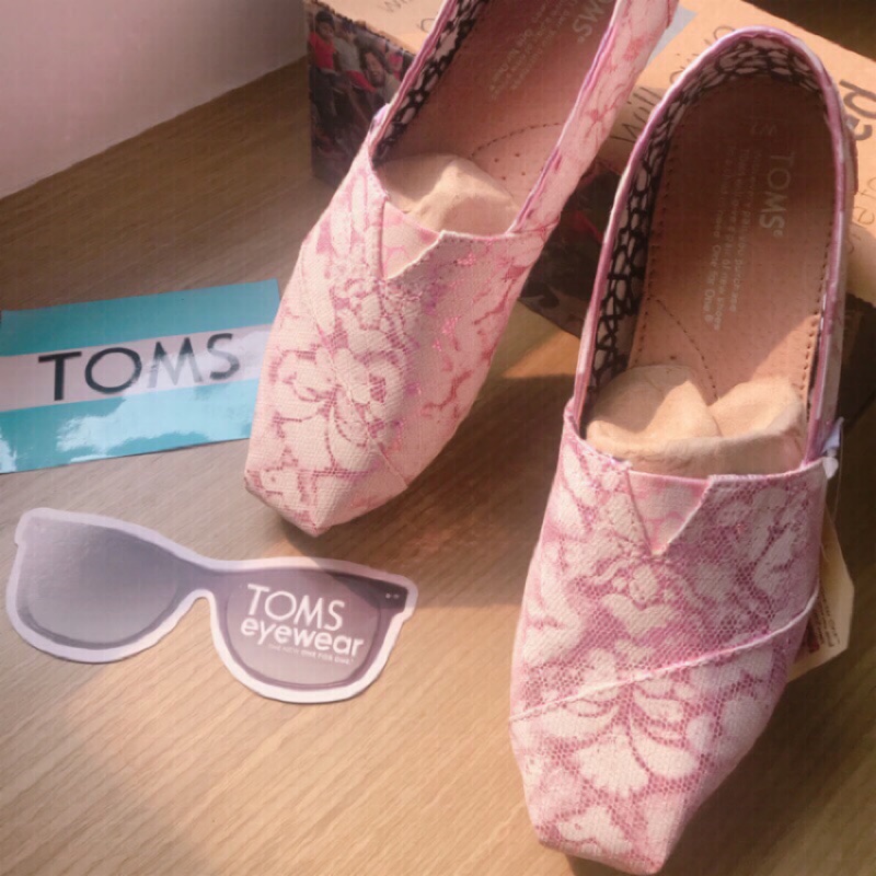 Toms pink elephant shoes sale