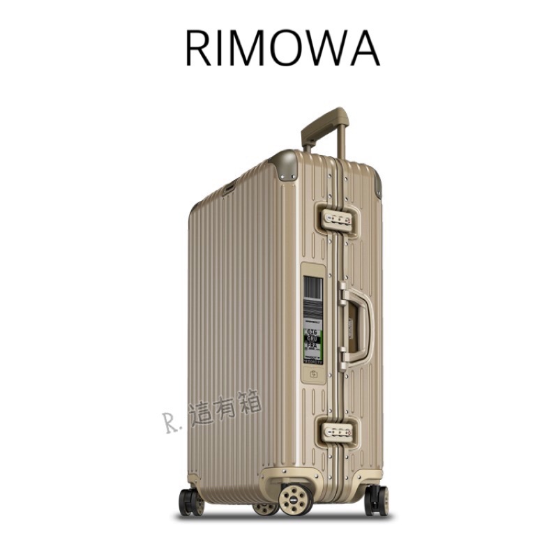 Sierra Rimowa 32” Topas 77 L E-Tag Spinner Suitcase - Hardside, Titanium  1349.99