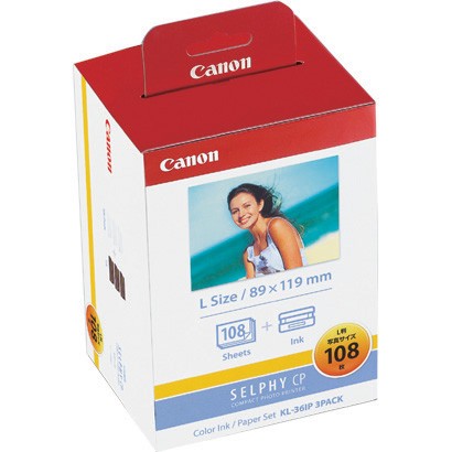 現貨/預購 CANON KL-36IP 3PACK 印表機 相紙 108張 SELPHY 相片 紙匣