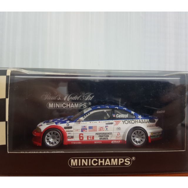 模型娜】minichamps 1:43 1/43 bmw e46 m3 gtr Petit Le Mans