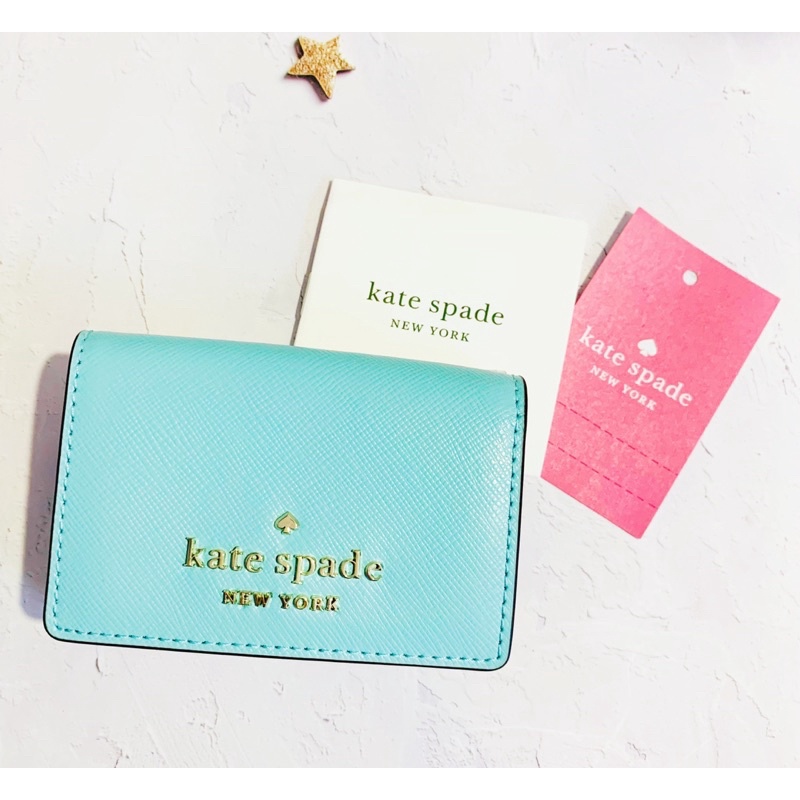 Kate spade 2025 tiffany blue wallet