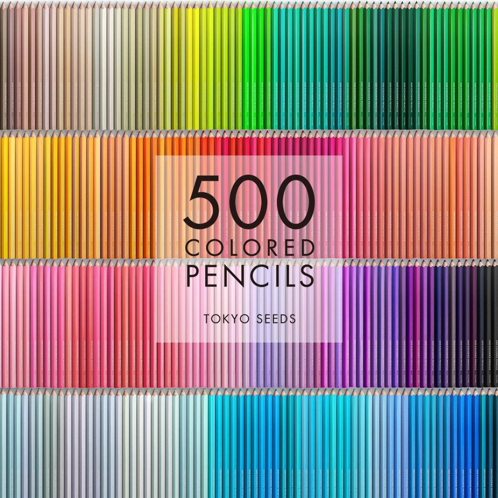 全新現貨FELISSIMO 500色鉛筆TOKYO SEEDS 日本原裝芬理希夢| 蝦皮購物