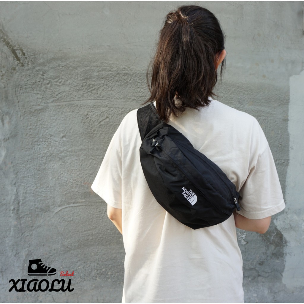 XIAOLU】 THE NORTH FACE SWEEP WAIST BAG 北臉腰包側背包NM72304 黑色