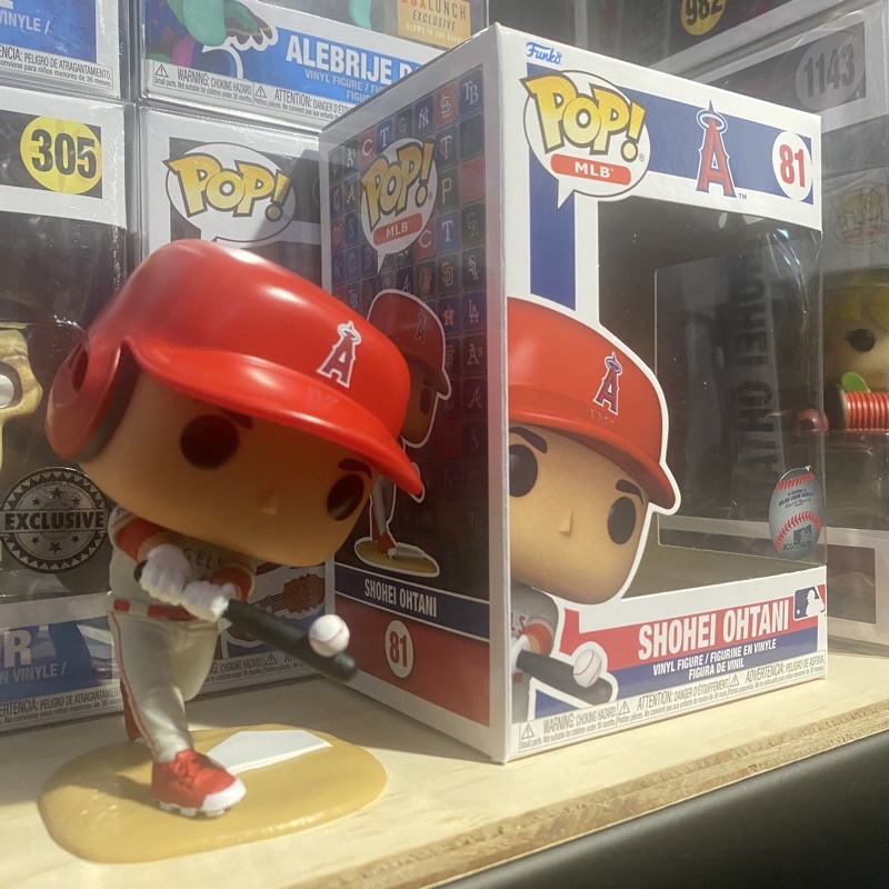 李大] 正版現貨Funko POP MLB 大谷翔平天使隊Shohei Ohtani #81 | 蝦皮購物