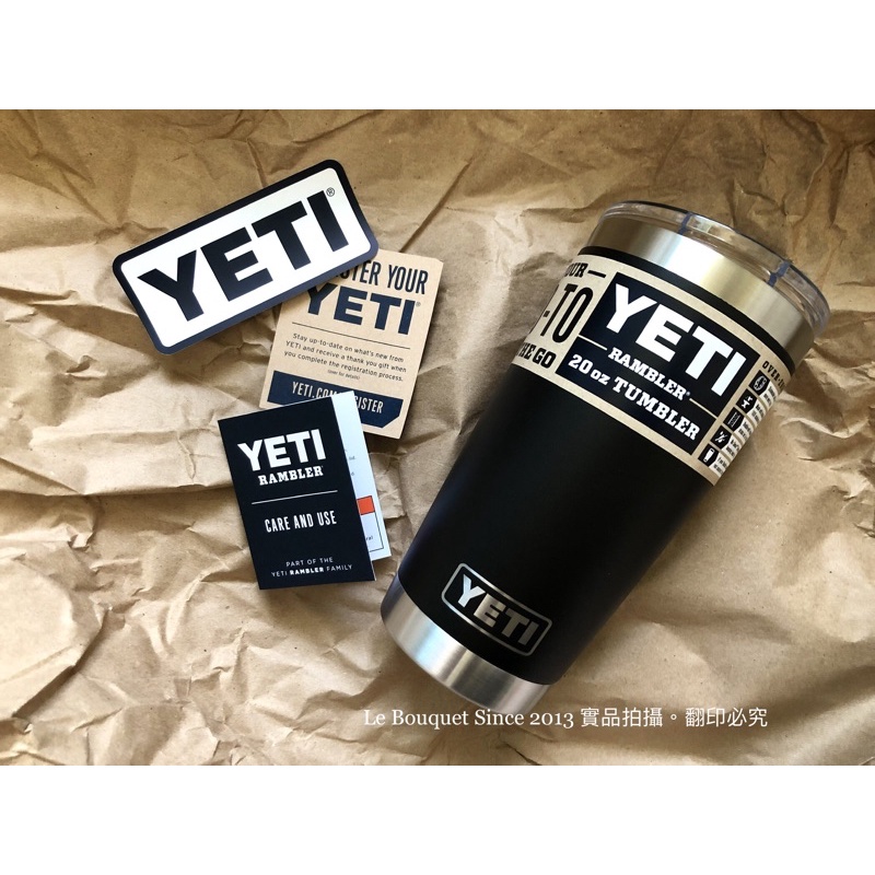 美國代購】YETI 冰壩杯RAMBLER 20 OZ TUMBLER 20盎司馬克杯保冰