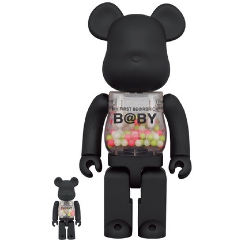 現貨MY FIRST Be@rbrick MATT BLACK夜光黑千秋100%400% 1000% Bearbrick