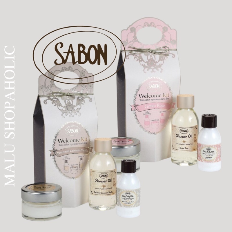 ✈️現貨SABON 明星三部曲迷你禮盒Welcome Kit 經典PLV 以色列綠玫瑰