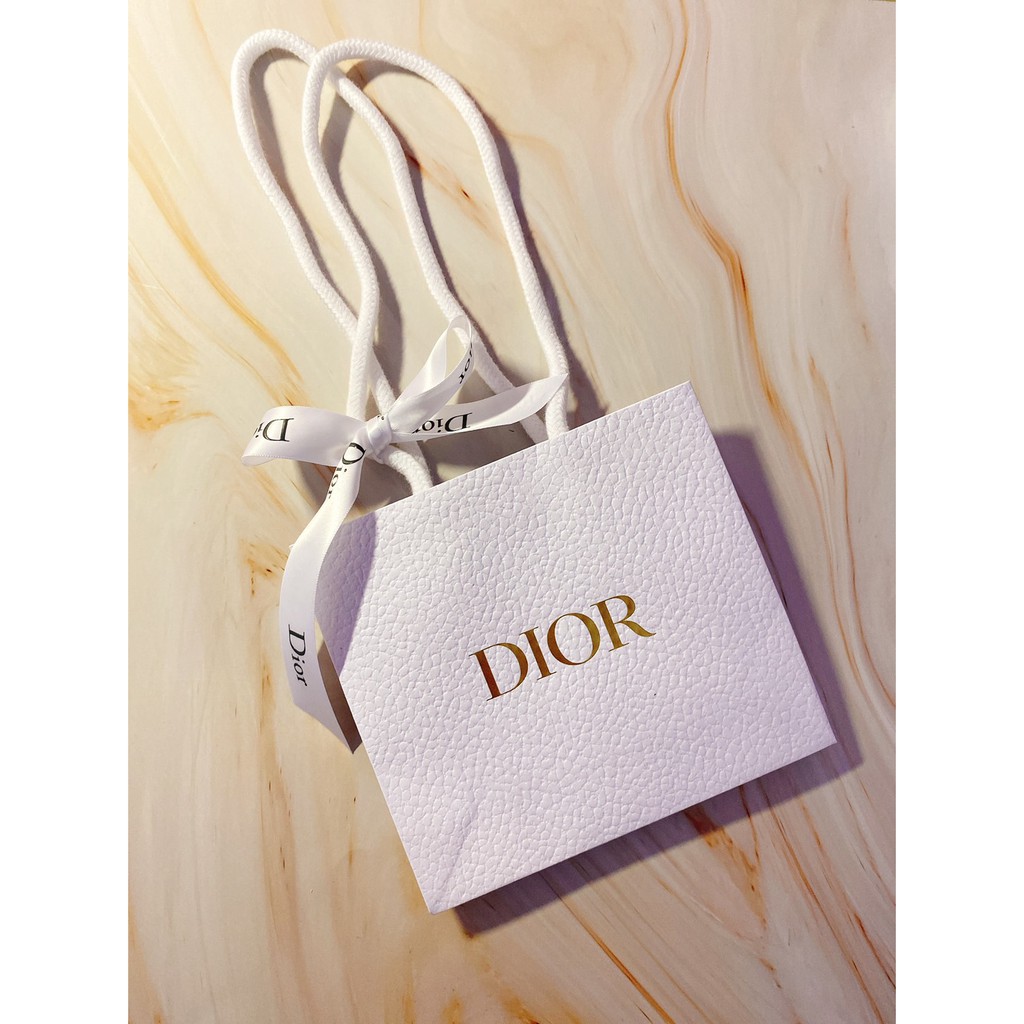 DIOR紙袋2021最新款鑲金紙袋精品包裝袋提袋禮物袋袋子正品| 蝦皮購物
