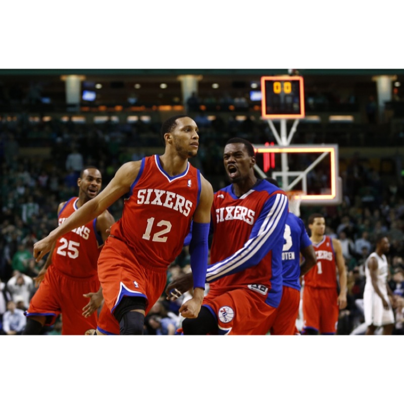 New Adidas HWC NBA Philadelphia 76ers Sixers Andrew Bynum Basketball  Jersey. Men Size medium