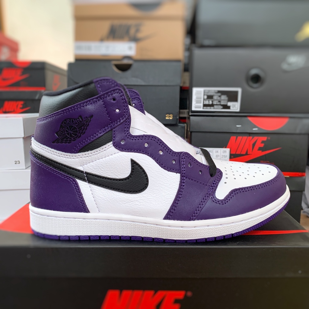 Nike Air Jordan 1 “Court Purple” 白紫紫腳趾555088-500 | 蝦皮購物