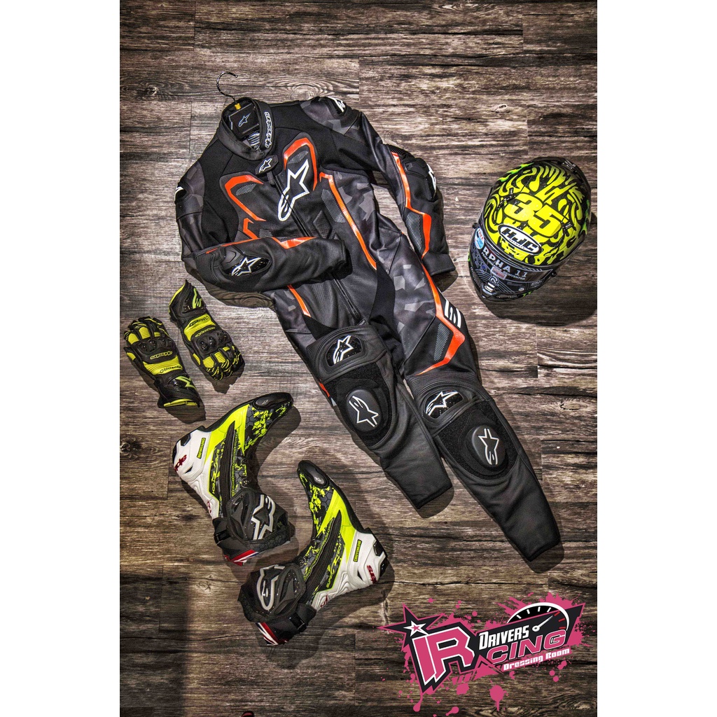 ♚賽車手的試衣間♚ Alpinestars® GP Plus Camo 1PC 2018 B/R 連身防摔