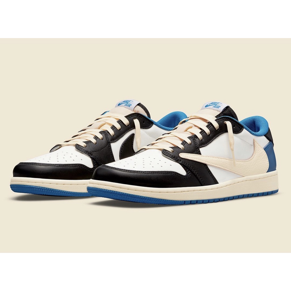 Travis Scott x Fragment x Air Jordan 1 Low OG Military Blue