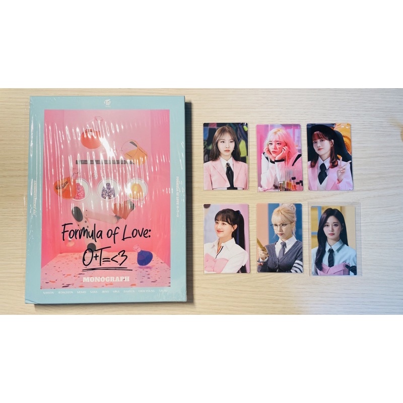 TWICE Monograph 小卡拆售Formula of Love花絮Scientists | 蝦皮購物