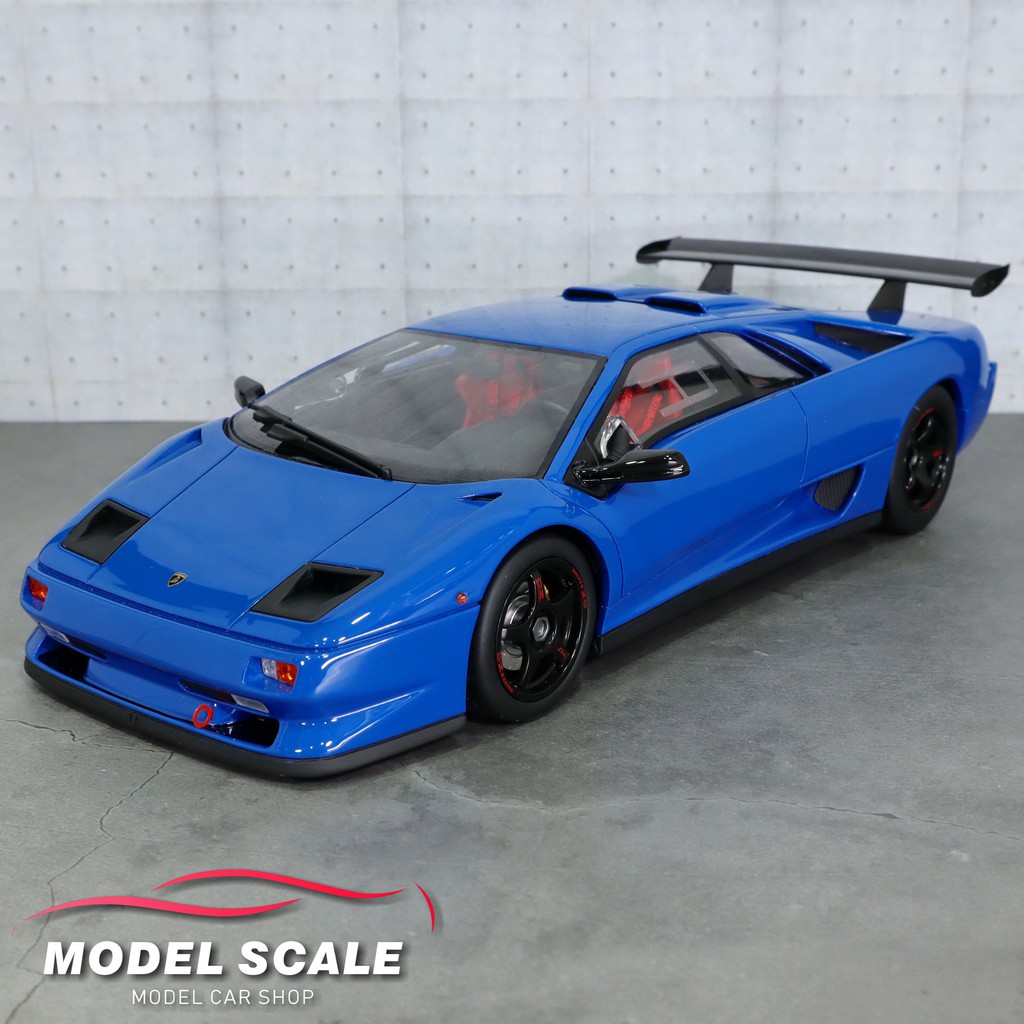 模例】全球限量500台Kyosho 1/18 Lamborghini Diablo SVR 藍| 蝦皮購物