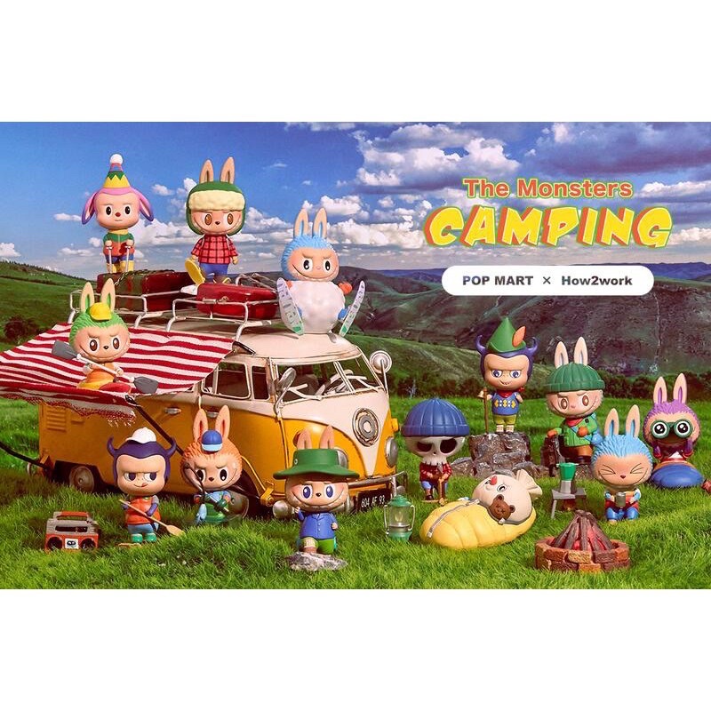 popmart泡泡瑪特］Labubu~⛺️Camping露營系列盲盒⛺️木筏確認款