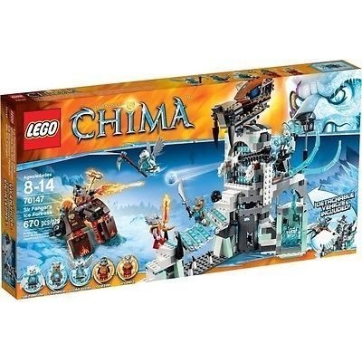 LEGO 70147 CHIMA 神獸傳奇寒冰虎帥的冰雪堡壘( 正版盒舊限量促銷