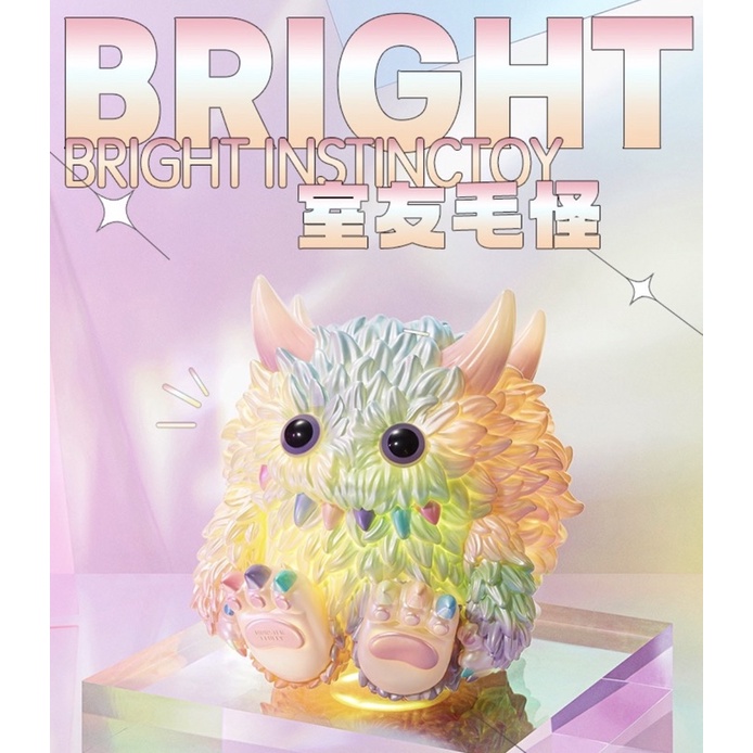 泡泡玛特｜POP MART | INSTINCTOY - Monster Fluffy Joyful Life