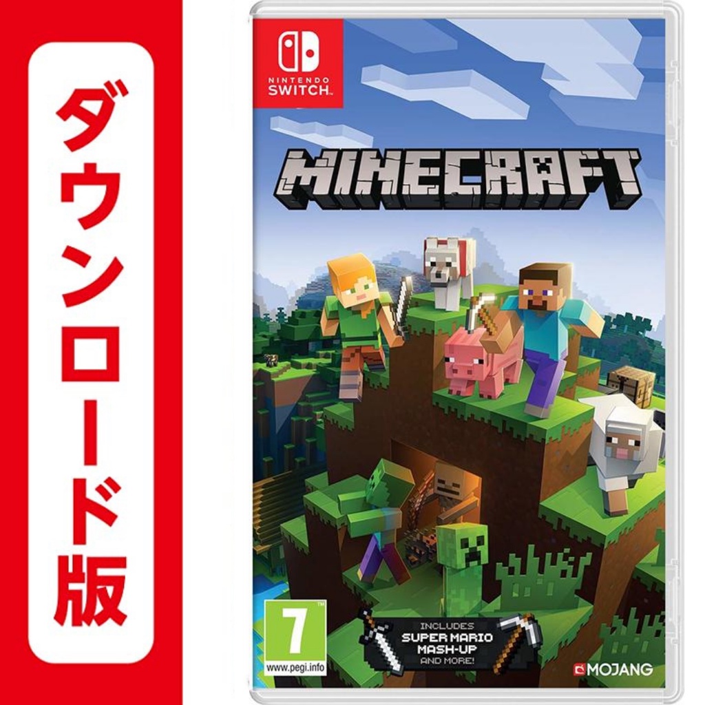 Switch 當個創世神ns 數位版繁體中文minecraft | 蝦皮購物