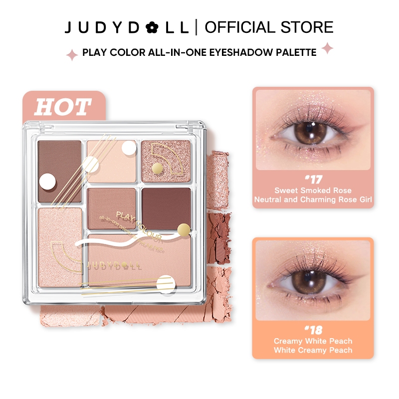 Judydoll Dual Contouring Highlighter Palette 8g 橘朵双拼修容高光盘