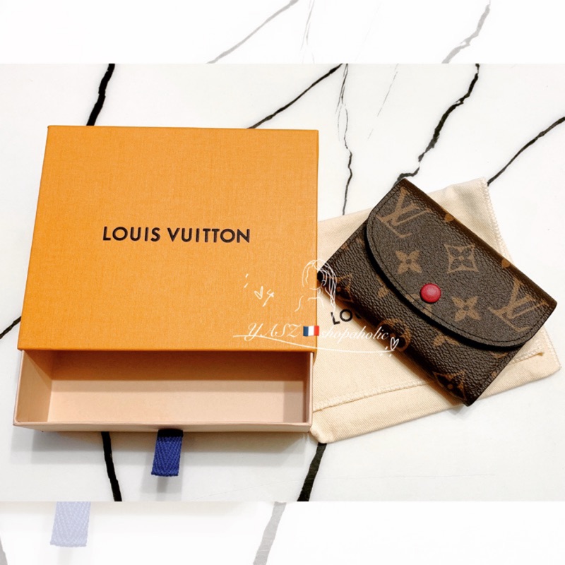 Louis Vuitton Rosalie Coin Purse Tonic Orange Monogram Empreinte