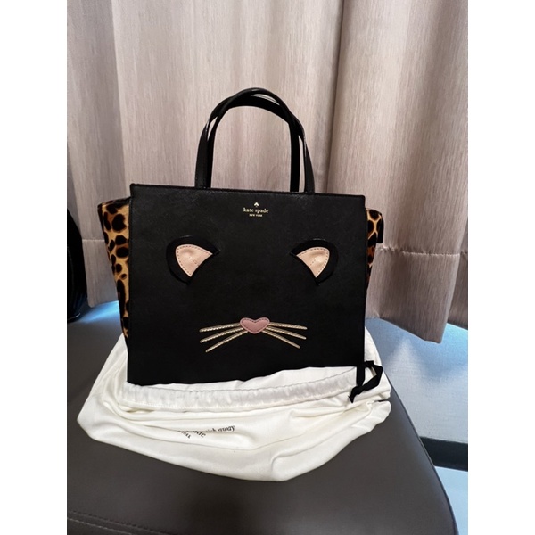 Kate spade cat hot sale bag leopard