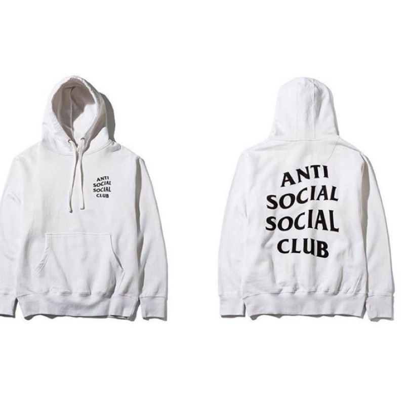 Anti social social club ASSC 白帽T