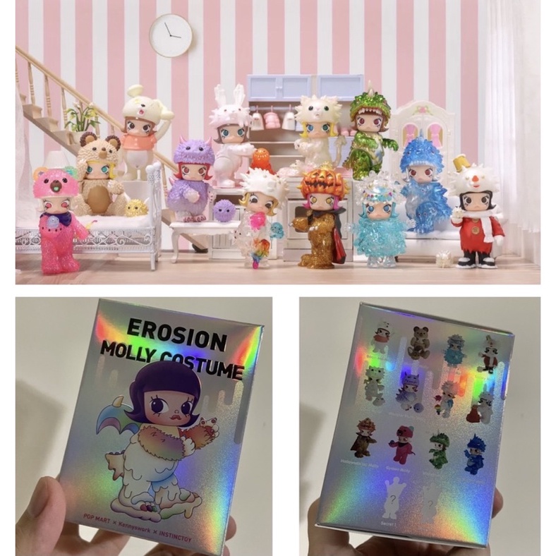 現貨單售大久保erosion molly costume popmart 盒玩泡泡瑪特instinctoy