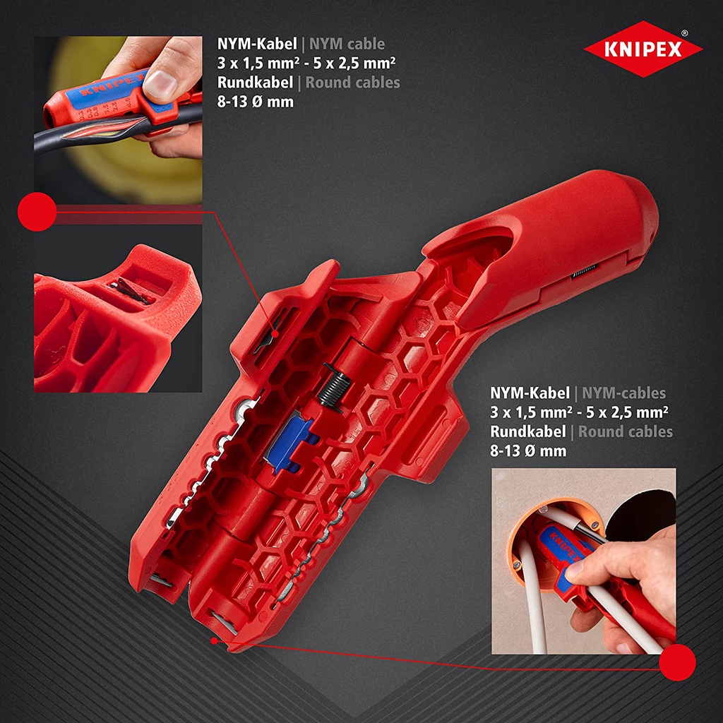 德國Knipex ErgoStrip 16 95 01 剝線鉗| 蝦皮購物