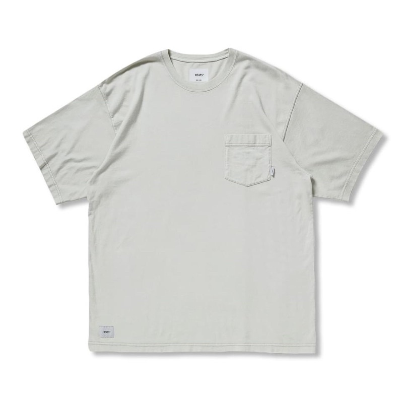 WTAPS SSZ A.H. BLANK SS COTTON TEE WHITE-