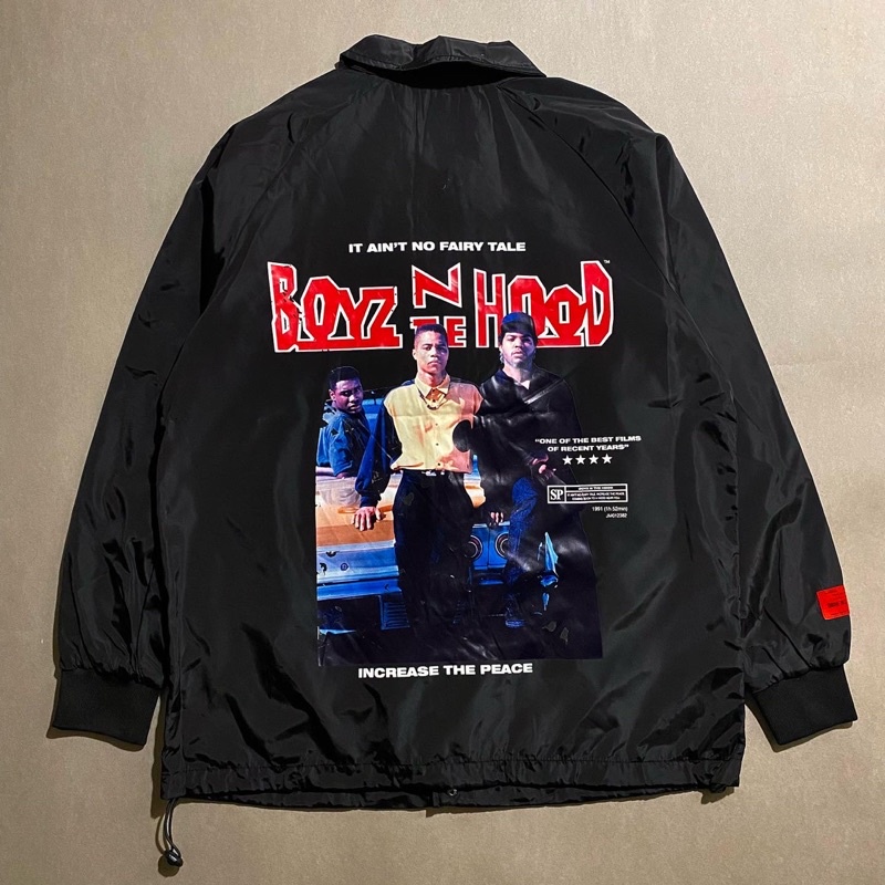 滾青店」原價$3280 美國嘻哈經典BOYZ N THE HOOD 滑板街頭教練外套