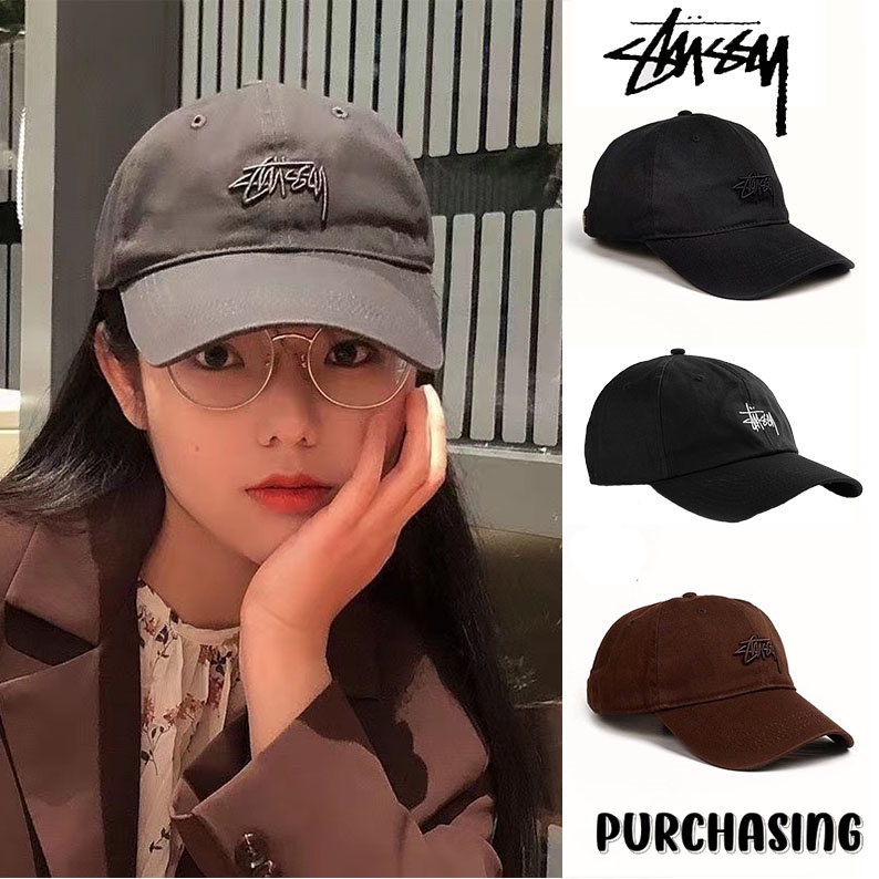 韓國代購 💯正品💜 Stussy Stock Low Pro Cap 棒球帽 斯圖西鴨舌帽 老帽 彎帽 遮陽 水洗帽