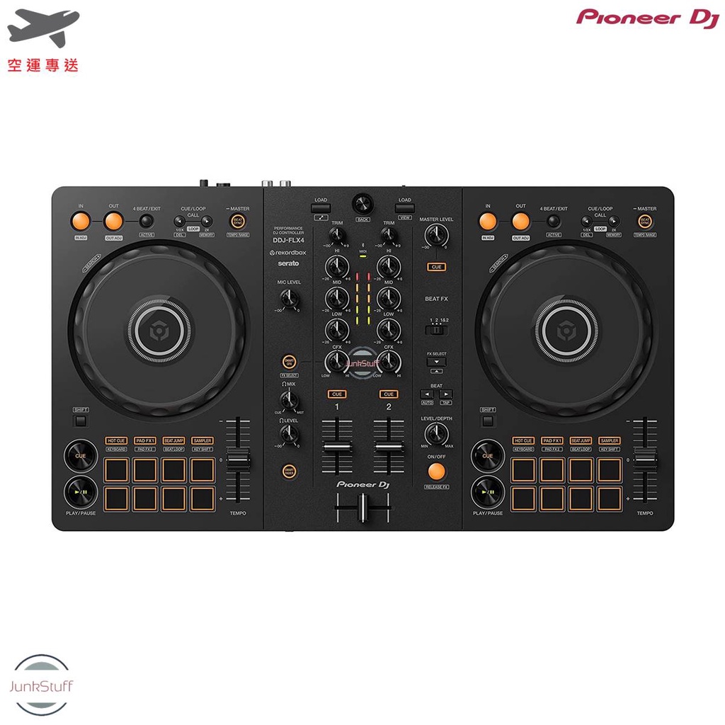 Pioneer DJ 日本先鋒DDJ-FLX4 混音器控制器mixer DDJ-400 升級版進階