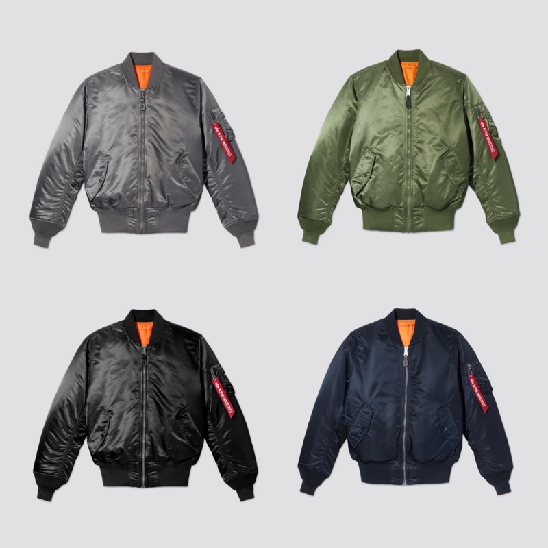 全新現貨》美版ALPHA MA-1 FLIGHT JACKET USA 飛行夾克外套防風| 蝦皮購物