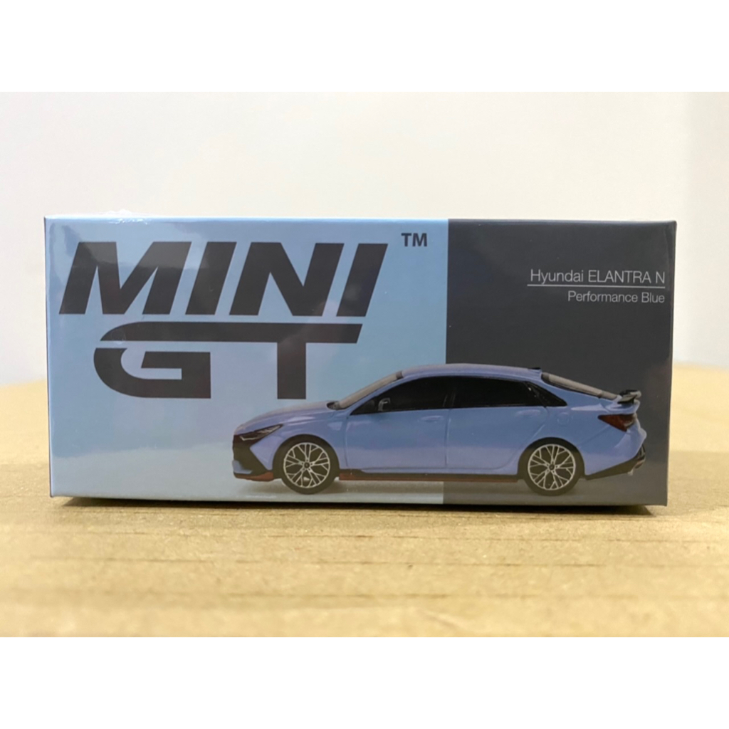 玩具偉富現貨MINI GT 404 現代Elantra N 性能藍左駕| 蝦皮購物