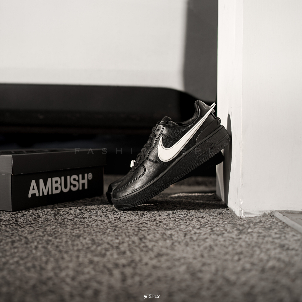 Fashion SPLY】Ambush x Nike Air Force 1 Low 全黑白勾DV3464-001