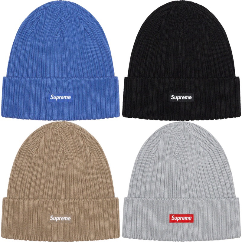 area0439】Supreme Overdyed Ribbed Beanie 帽子毛帽Box Logo | 蝦皮購物