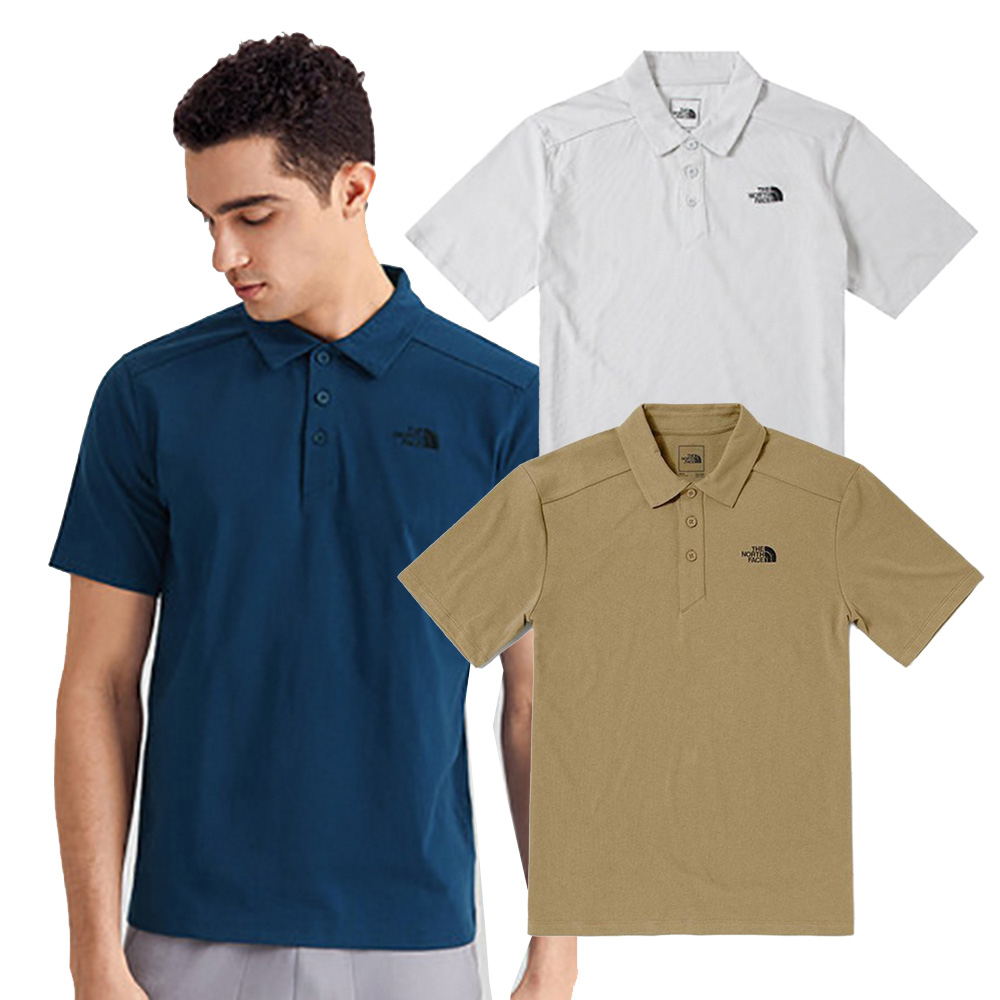 Mens north hot sale face polo