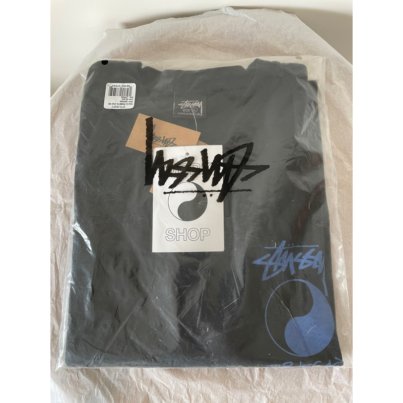 Stussy Our Legacy Frame Pigment Dyed Tee Black 短袖L號現貨| 蝦皮購物