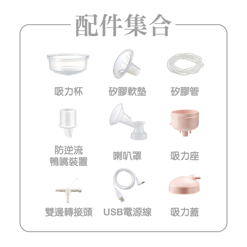 小獅王辛巴Simba iFeed極美機超靜音電動吸乳器配件(單品)【名媛婦幼 