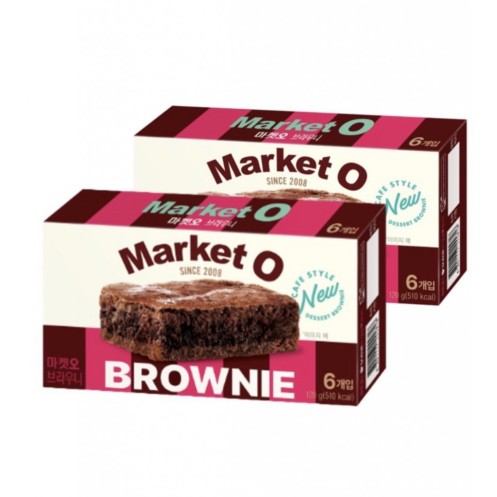 Pors' 🇰🇷 韓國代購 [Market O] BROWNIE 巧克力 布朗尼蛋糕 6入