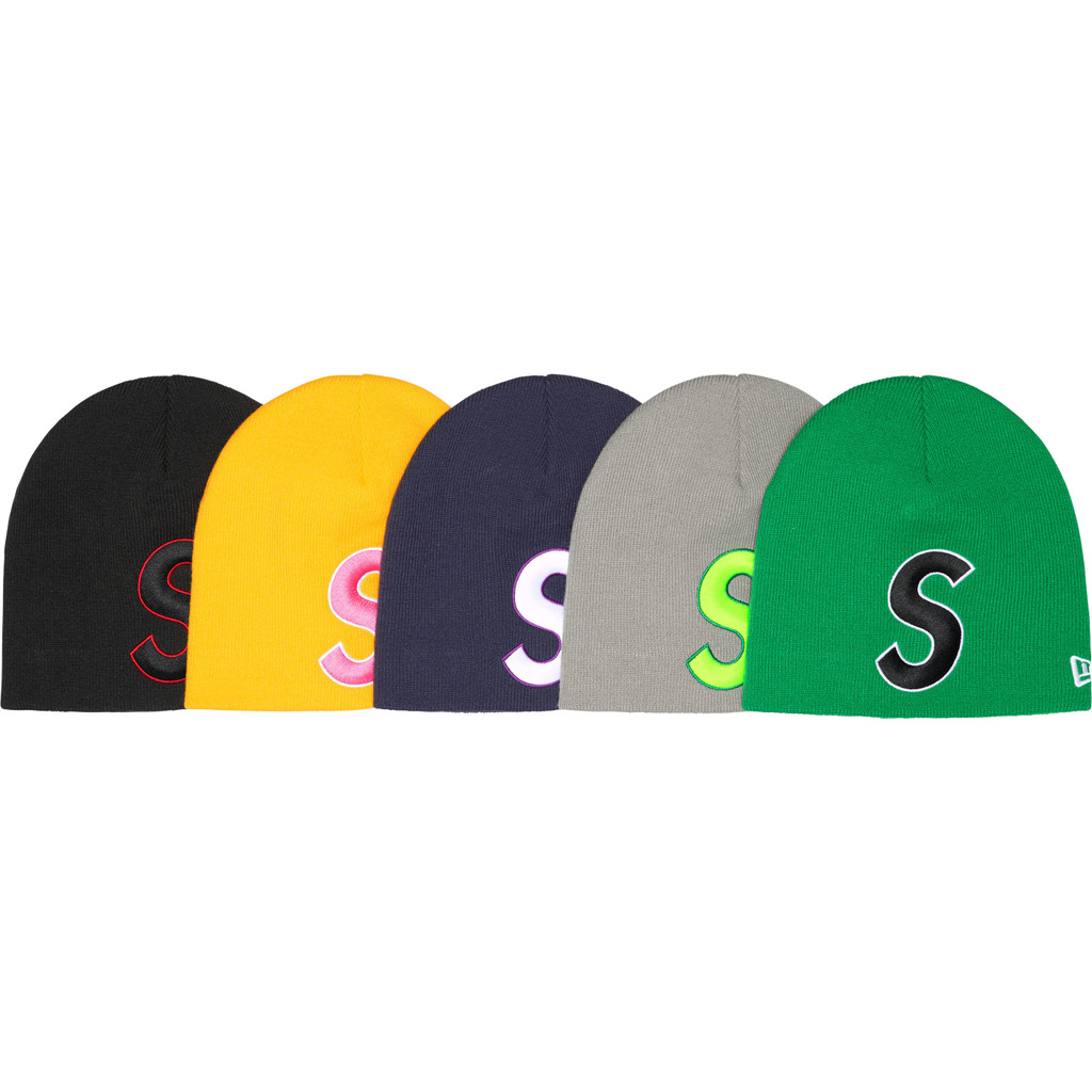 Supreme X New Era 2023 S/S 春夏S Logo Beanie 毛帽| 蝦皮購物