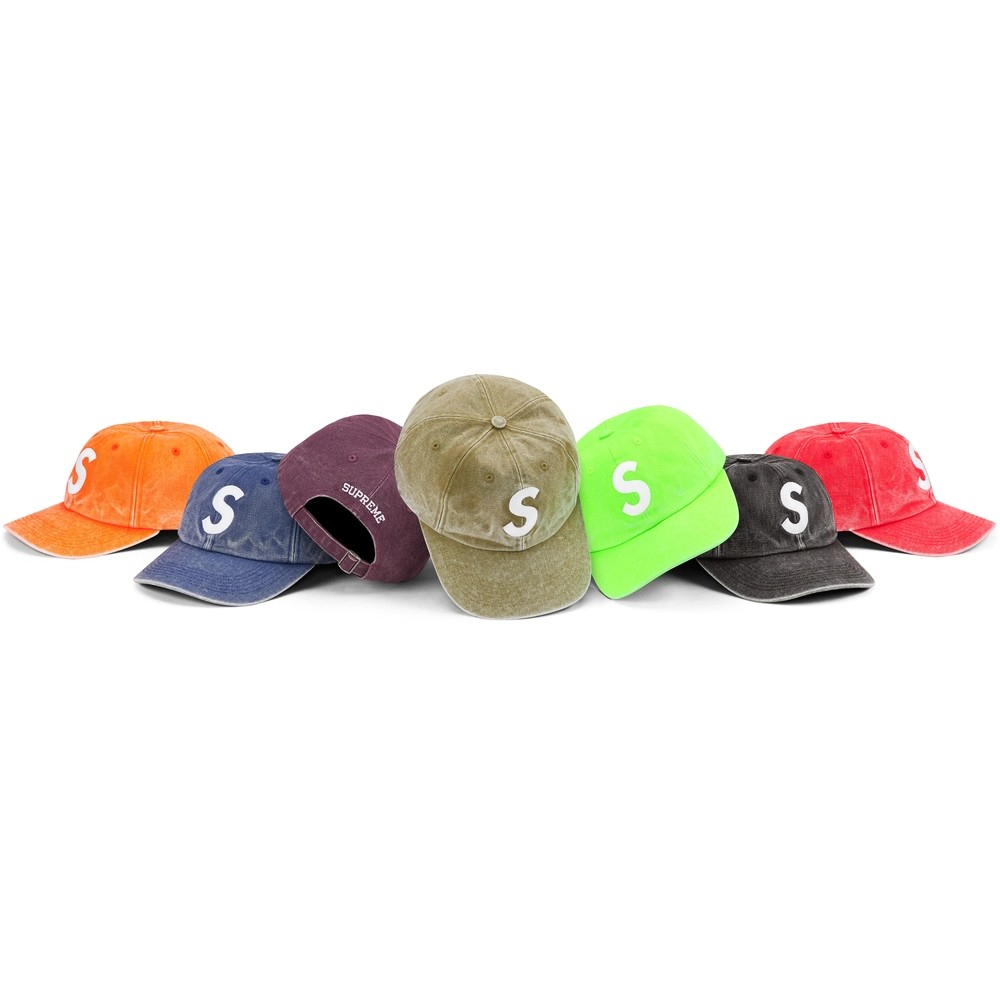 現貨SUPREME PIGMENT CANVAS S LOGO 6-PANEL- Zoopreme | 蝦皮購物