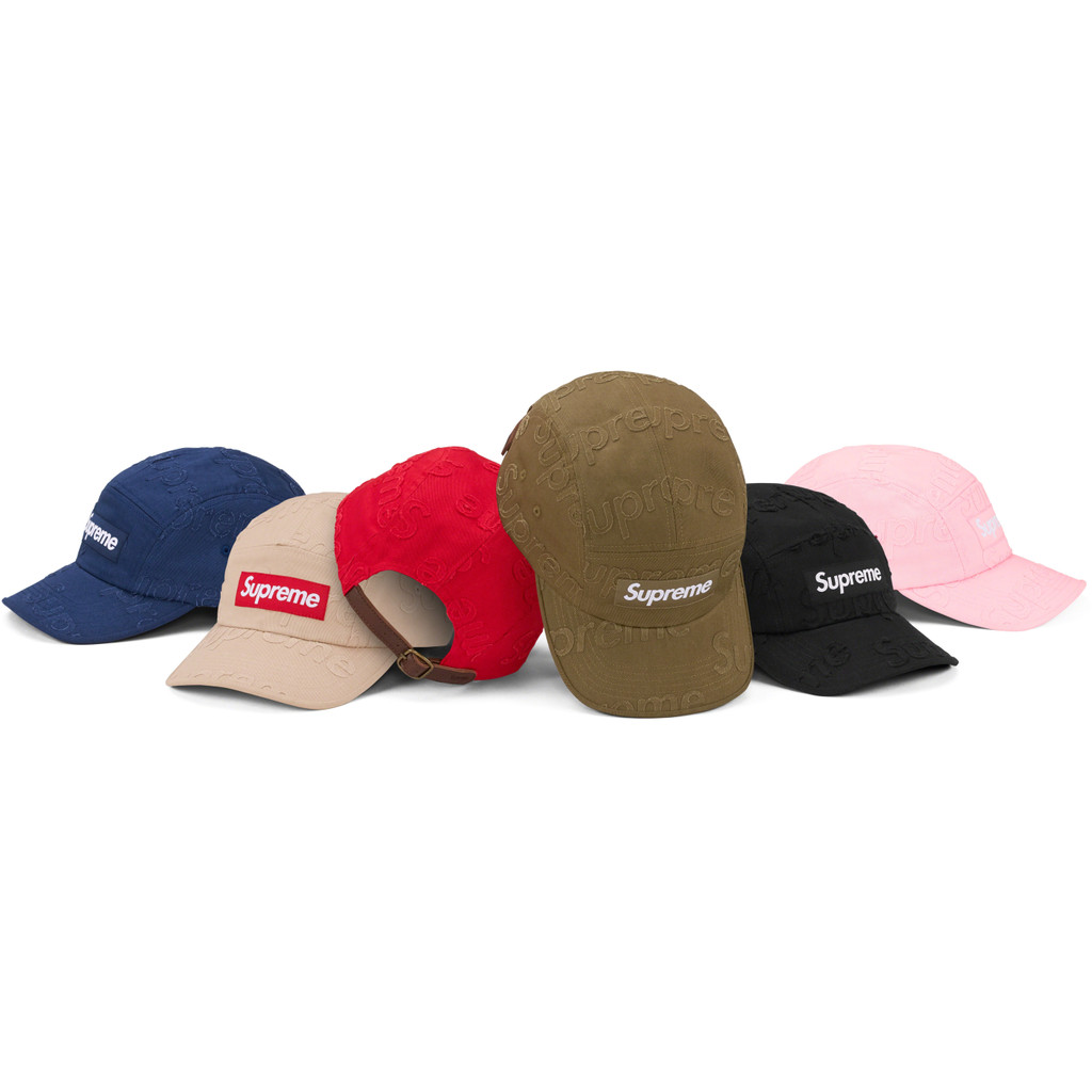 Supreme 2023 S/S 春夏Lasered Twill Camp Cap 浮雕字體皮扣帽子| 蝦皮購物