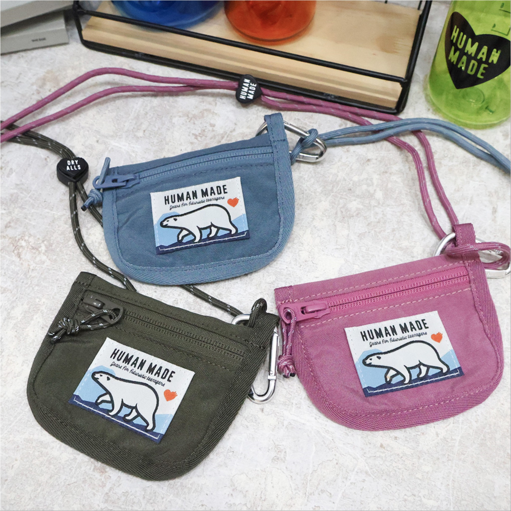 2枚で送料無料 ③HUMAN MADEヒューマンメイド NYLON CARD CASE