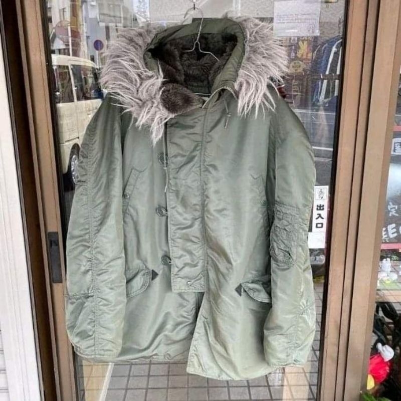 美品 USA製 ALPHA INDUSTRIES N-3B Parka