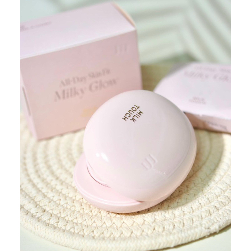 MILK TOUCH New Foundation! All Day Skin Fit Milky Glow Cushion