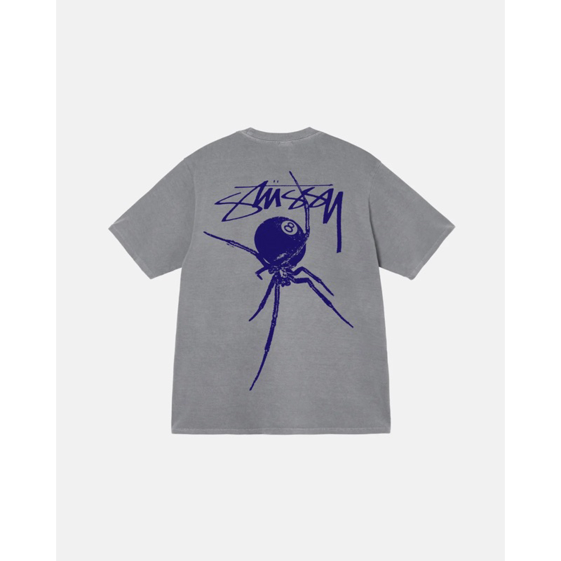 SEVEN SELECT] STUSSY ARACHNID PIGMENT DYED TEE 水洗短T 蜘蛛八號球