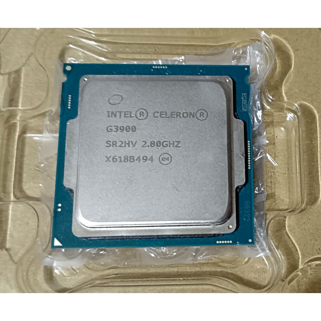 1151腳Intel Celeron G3900 2核2緒CPU 2.8GHz 快取2M 拆機良品賽揚