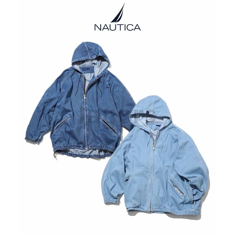 NAUTICA JP 長谷川昭雄Hooded Denim Jacket 厚磅水洗連帽外套L號| 蝦皮購物